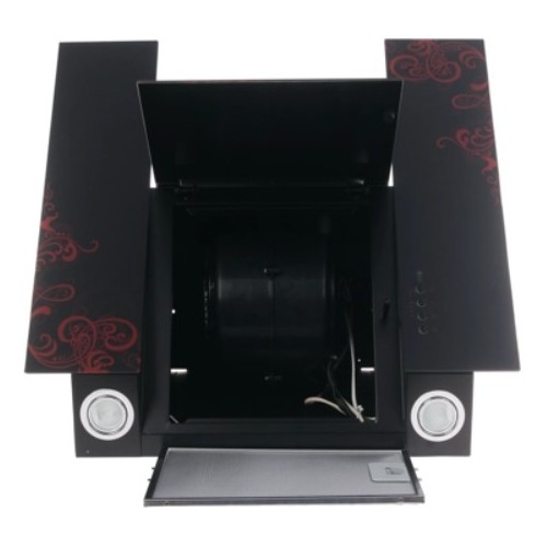 Каминная вытяжка GEFEST ВО-3603 К16 (черный с рисунком ночь) 6