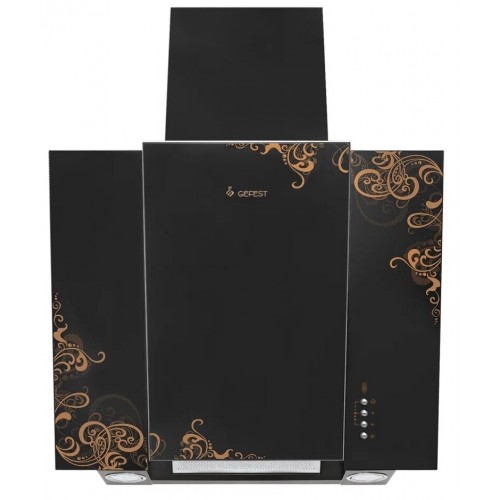 Каминная вытяжка GEFEST ВО-3603 К19 (черный с узором) 