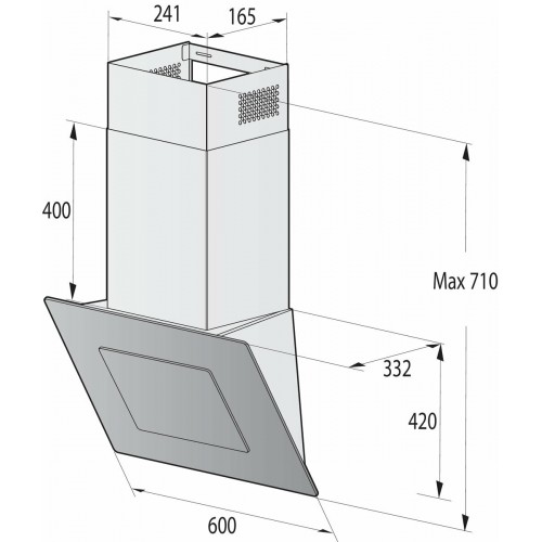 Каминная вытяжка Gorenje WHI646E7B (черный) 7