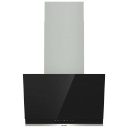 Каминная вытяжка Gorenje WHI649X21P (нержавеющая сталь/черное стекло)