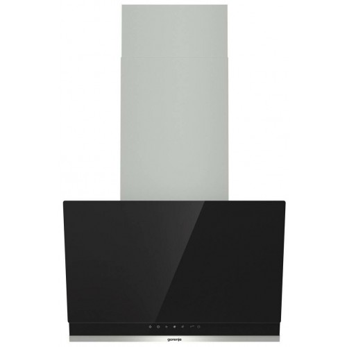 Каминная вытяжка Gorenje WHI649X21P (нержавеющая сталь/черное стекло) 