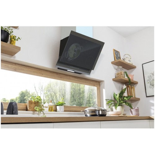 Каминная вытяжка Gorenje WHI649X21P (нержавеющая сталь/черное стекло) 1