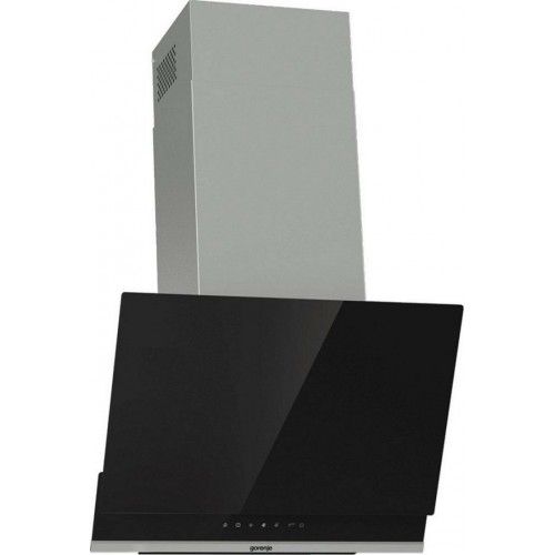 Каминная вытяжка Gorenje WHI649X21P (нержавеющая сталь/черное стекло) 2