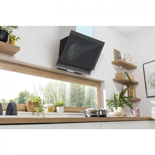 Каминная вытяжка Gorenje WHI649X21P (нержавеющая сталь/черное стекло) 3