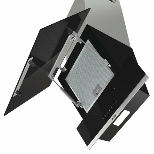 Каминная вытяжка Gorenje WHI649X21P (нержавеющая сталь/черное стекло) 8