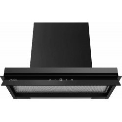 Каминная вытяжка Haier HVX-W675TGB (черный)