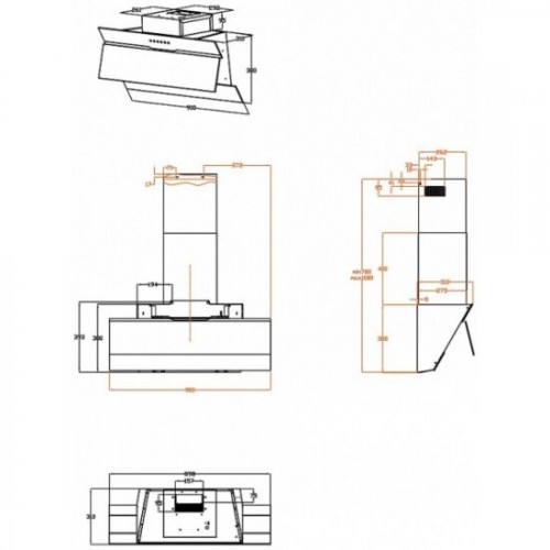 Каминная вытяжка Haier НVX-W992GBA (черный) 9