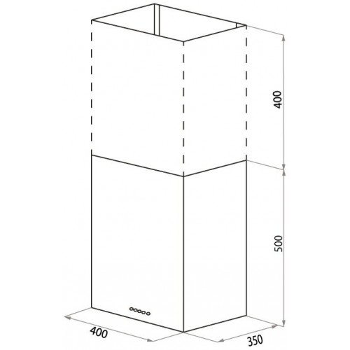 Каминная вытяжка HOMSAIR PHLOX PUSH 40 (черный) 8