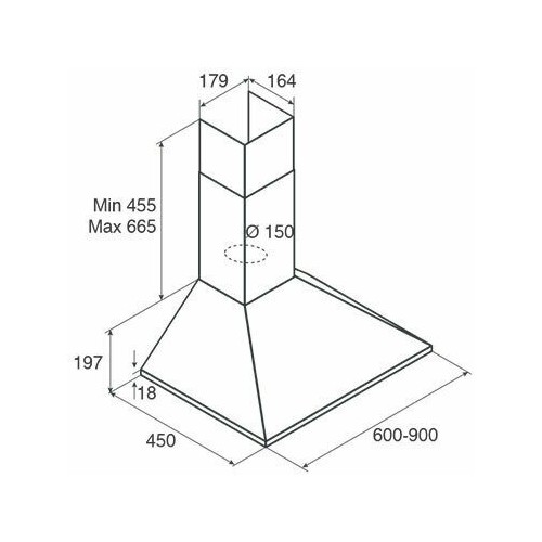 Каминная вытяжка Jetair Gaia CR/A/60 (кремовый) 4