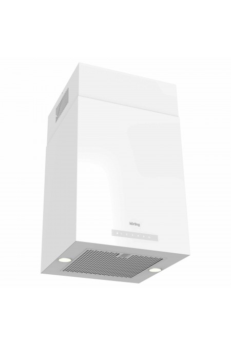 Каминная вытяжка Korting KHA 45970 W Cube (белый) 1