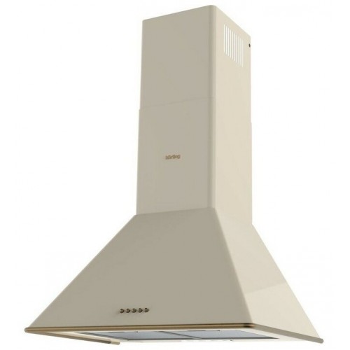Каминная вытяжка Korting KHC 6648 RGB (слоновая кость/золото) 1
