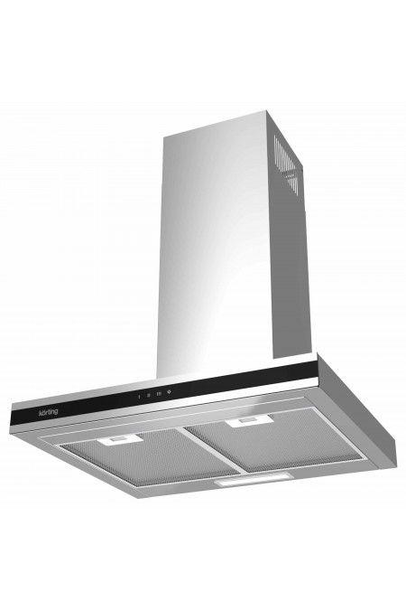 Каминная вытяжка Korting KHC 6737 XGN (нержавеющая сталь) 