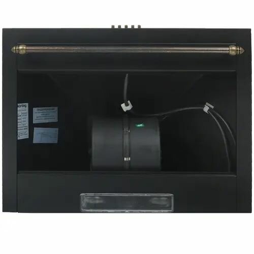 Каминная вытяжка Korting KHC 6750 RN (матовый черный/бронза) 8