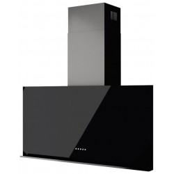 Каминная вытяжка Korting KHC 95330 GN (черный/стекло черное)