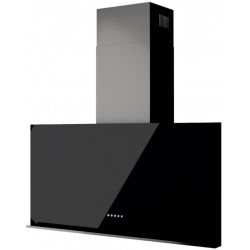 Каминная вытяжка Korting KHC 95330 GN (черный/стекло черное)