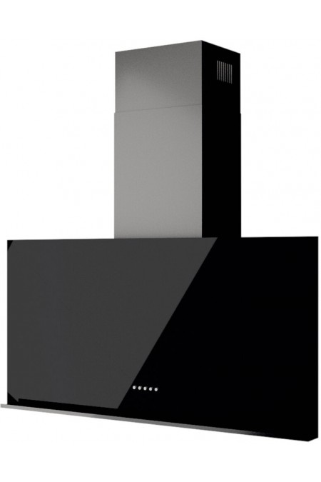 Каминная вытяжка Korting KHC 95330 GN (черный/стекло черное) 