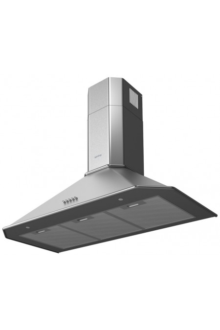 Каминная вытяжка Korting KHC 9839 X (нержавеющая сталь) 