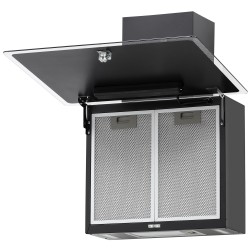 Каминная вытяжка Krona AURA 600 FRAME BLACK S (черный)