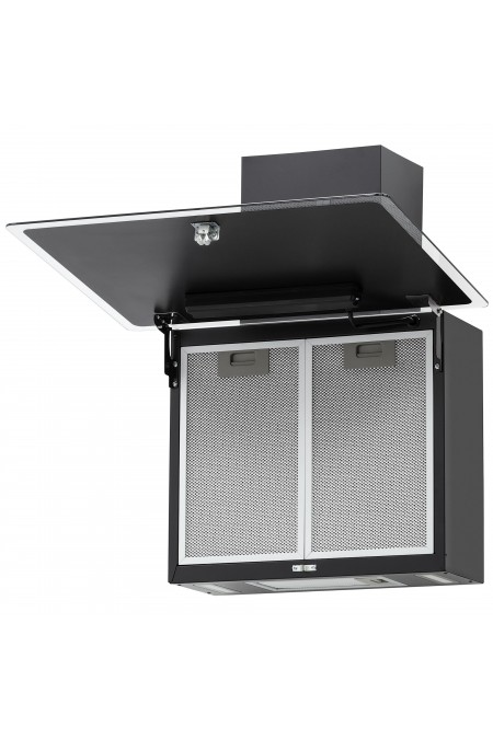 Каминная вытяжка Krona AURA 600 FRAME BLACK S (черный) 1