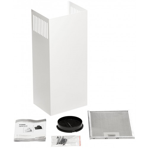 Каминная вытяжка Krona FIONA 600 PB (белый) 7