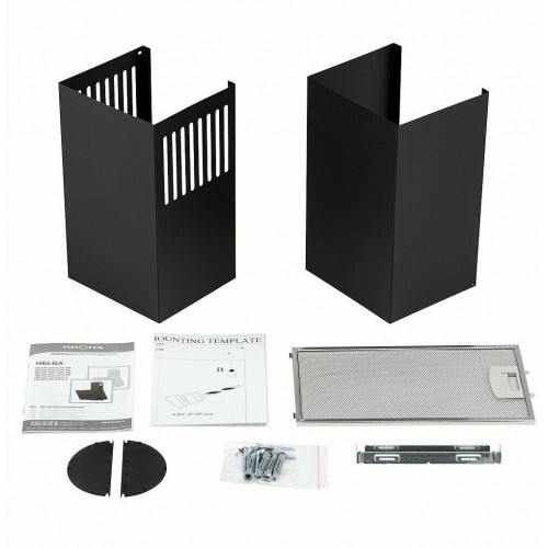 Каминная вытяжка Krona HELGA 600 black S (черный) 4