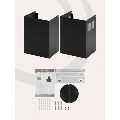 Каминная вытяжка Krona IRMA A 600 black S (черный) 7