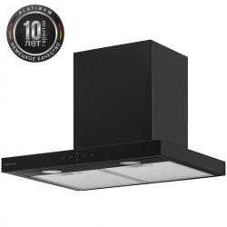 Каминная вытяжка Krona ONYX 600 GLASS BLACK S (черный)