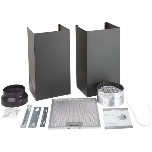 Каминная вытяжка Krona TALLI 600 3P (нержавеющая сталь/черный) 9