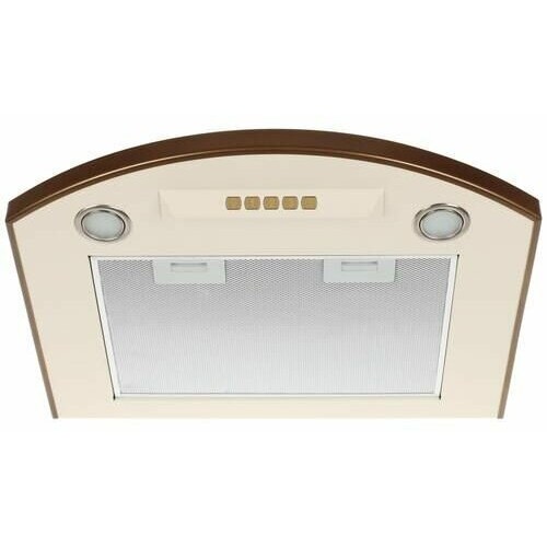 Каминная вытяжка Kuppersberg BONA 60 C Bronze (бежевый) 5