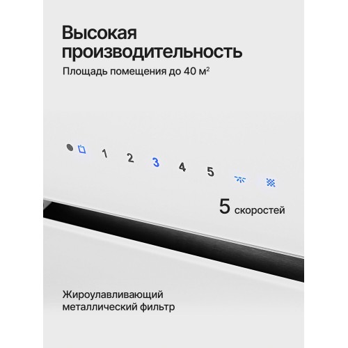 Каминная вытяжка Kuppersberg F 960 W (белый) 1