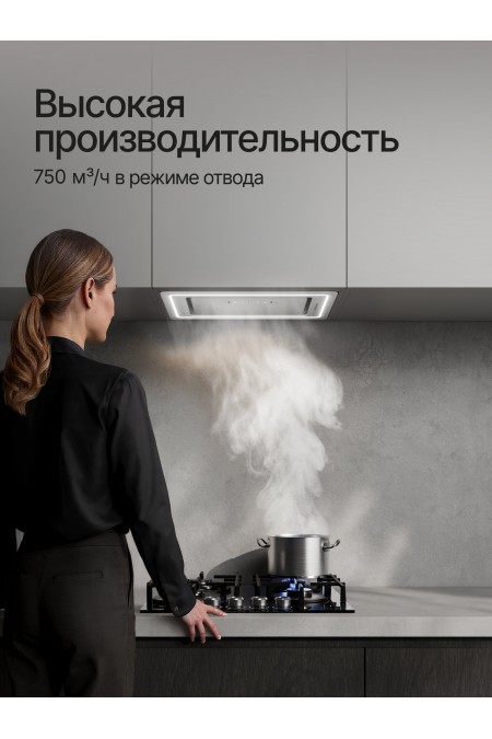 Каминная вытяжка Kuppersberg INLUMIA 60 WG (белый) 1