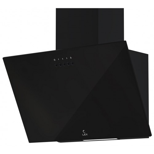 Каминная вытяжка LEX Moza 600 Black (черный) 1