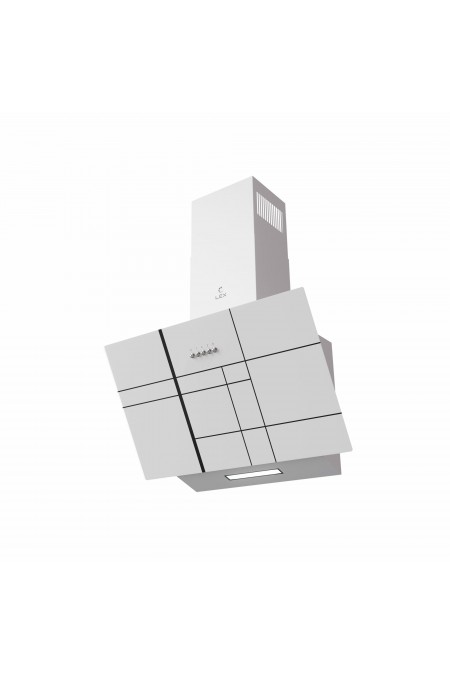 Каминная вытяжка Lex MOZA 600 R1 WHITE (белый) 1