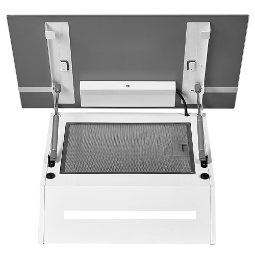 Каминная вытяжка MAUNFELD Amber 60 Glass (белый) 4