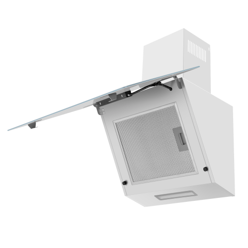 Каминная вытяжка Maunfeld Astro 60 Glass White (белый) 1