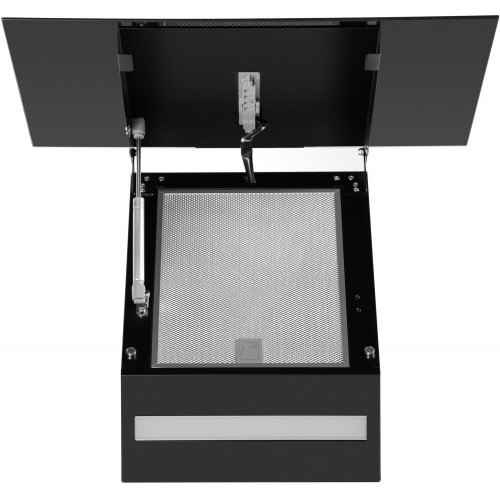 Каминная вытяжка MAUNFELD AURORA 60 Black matted (черный) 1