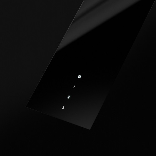 Каминная вытяжка MAUNFELD AURORA 60 Black matted (черный) 9