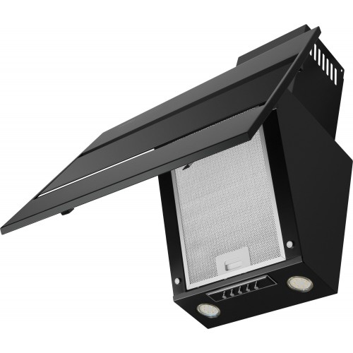 Каминная вытяжка MAUNFELD Bridge 60 (черный/черное стекло) 2