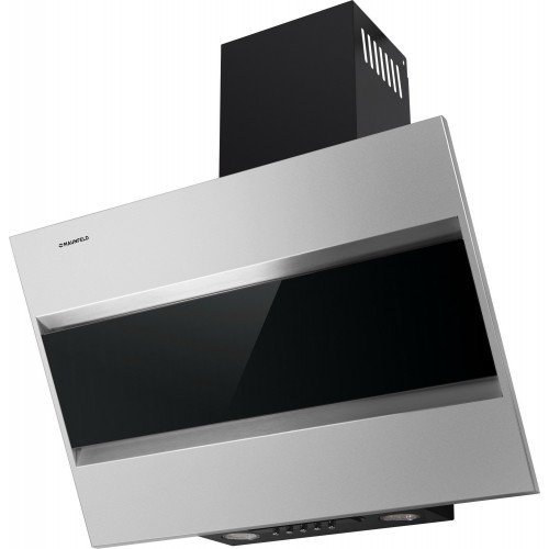 Каминная вытяжка MAUNFELD Bridge 60 (нержавеющая сталь/черное стекло) 2