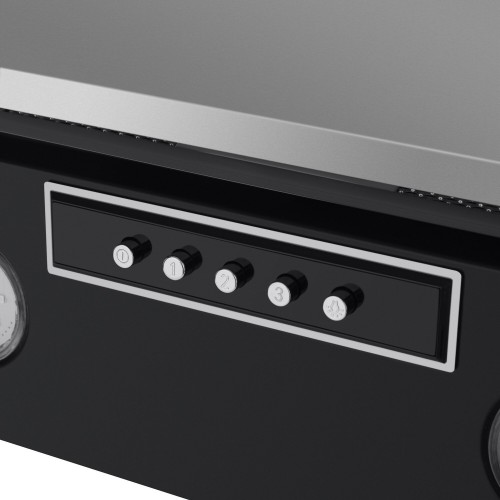 Каминная вытяжка MAUNFELD Bridge 60 (нержавеющая сталь/черное стекло) 8