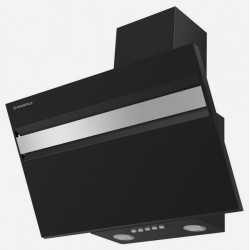 Каминная вытяжка MAUNFELD Bridge Line 60 (черный/вставка сатин)