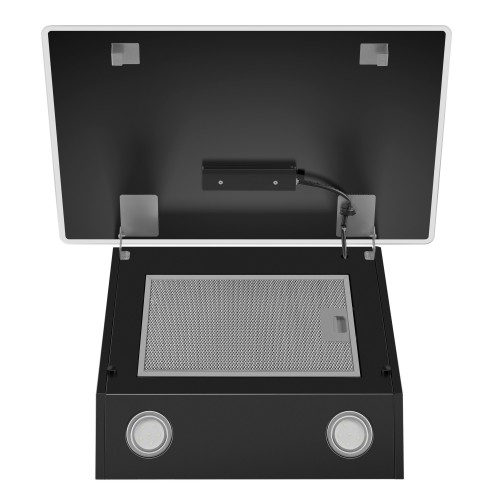 Каминная вытяжка Maunfeld EAGLE 850 60 Glass Black (черный) 4