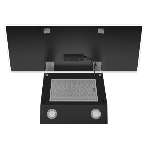 Каминная вытяжка MAUNFELD EAGLE 850 90 Glass Black (черный) 4