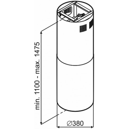 Каминная вытяжка MAUNFELD Lee Isla (sensor) 39 (белый) 2