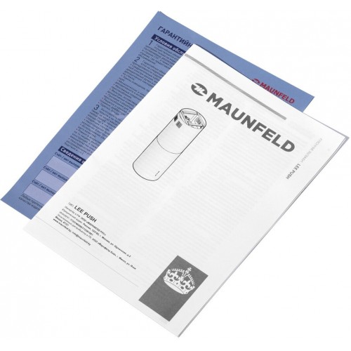 Каминная вытяжка MAUNFELD Lee Push 39 (нержавеющая сталь) 1