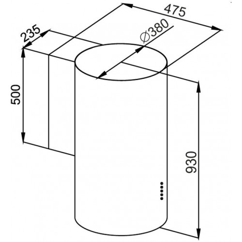Каминная вытяжка MAUNFELD Lee Wall 39 (золотой) 5