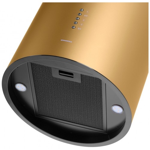 Каминная вытяжка MAUNFELD Lee Wall 39 (золотой) 7