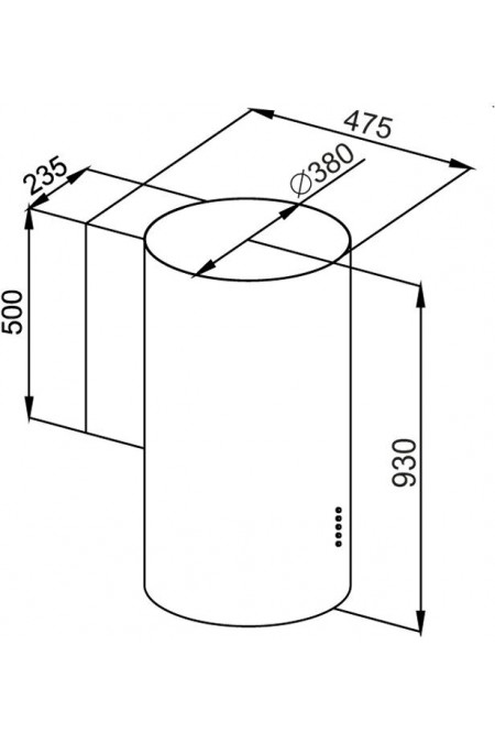 Каминная вытяжка MAUNFELD Lee Wall 39 (золотой) 6