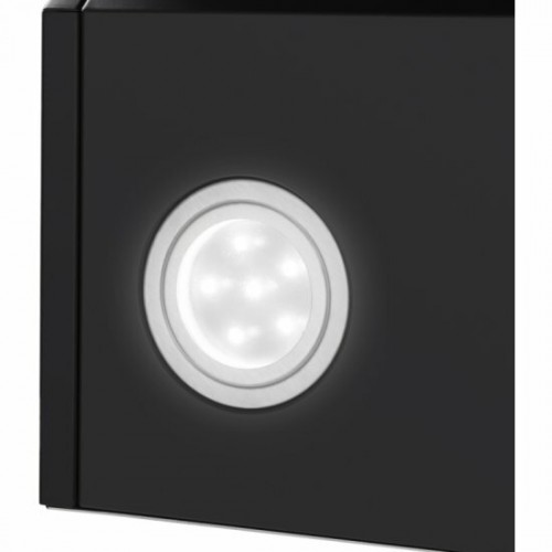 Каминная вытяжка Maunfeld MEDWAY 60 Glass Black/Stripe Inox (черный) 3