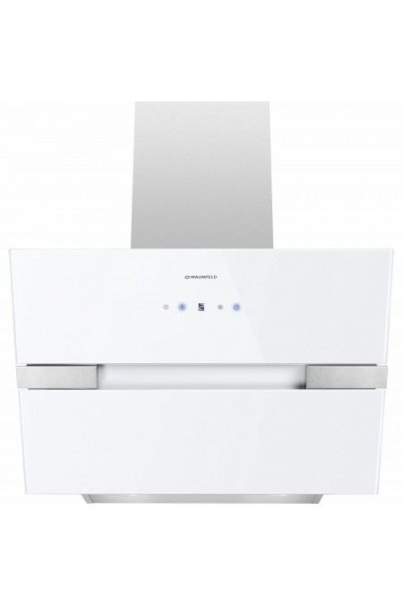 Каминная вытяжка MAUNFELD Mersey 60 (нержавеющая сталь/белое стекло) 